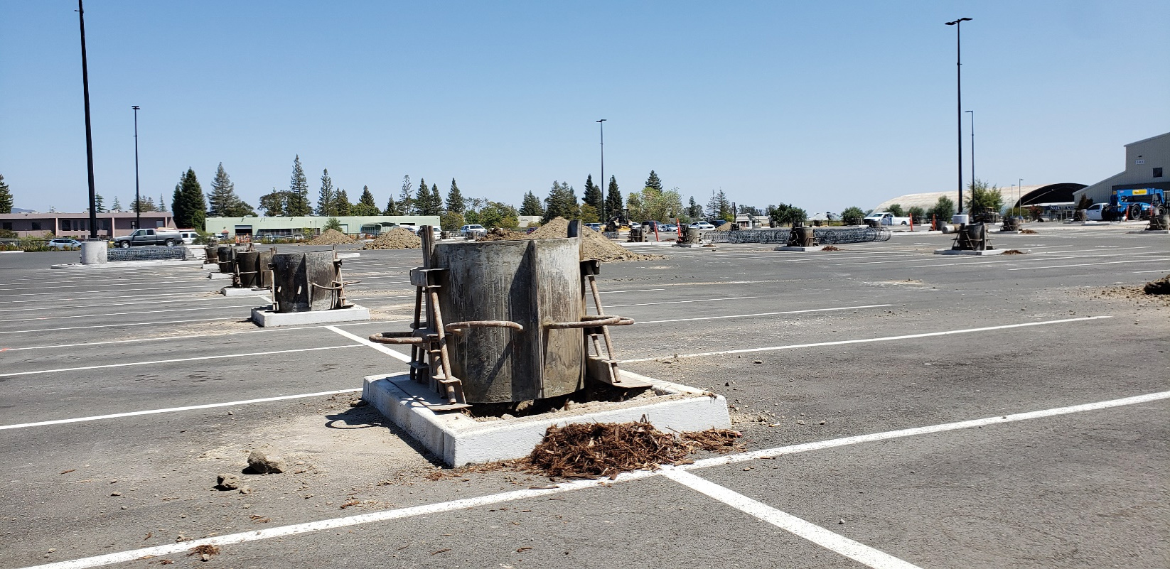 Construction Commences On Solar Canopy System Over Long Term Parking 